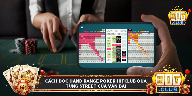 Sơ đồ thu hẹp hand range của đối thủ qua từng street trong ván poker